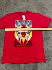 Mighty Morphin Power Rangers T-Shirt Mens XL Red Ranger Graphic New