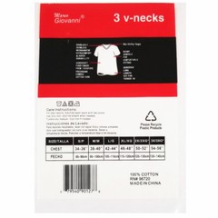 New 3-12 Pack Mens 100% Cotton Tagless V-Neck T-Shirt Undershirt Tee White S-XL