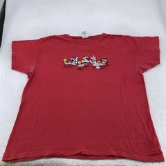 Vintage Looney Tunes Shirt BOXY Large Warner Bros Taz Bugs Bunny Speedy Gonzales
