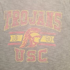 47 Brand Men’s Charcoal Grey USC Trojans 1880 Cut-Off Muscle Tank Top Size M