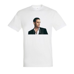 Achille lauro 100% cotton knit t-shirt singer sanremo