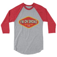I’m On Smoko The Chats Australia Aussie Straya Vegemite 3/4 sleeve raglan shirt