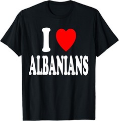 I Heart (Love) Albanians Men Women Albania T-Shirt