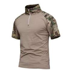 Mens Tactical T-Shirt Long Sleeve Us Army Military Combat Shirts Hiking