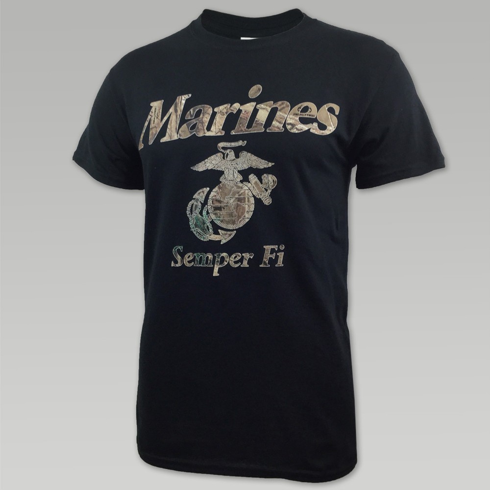 United States Marines Realtree Semper Fi Tee Officially licensed product