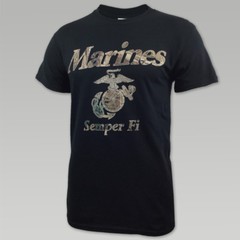 United States Marines Realtree Semper Fi Tee Officially licensed product