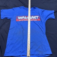 Vintage WalMart T-Shirt Mens Size M Large USA Single Stitch Adult Distressed