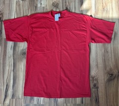 Vintage Pluma Heavyweight Cotton T Shirt USA Made Blank XL 90s Deadstock
