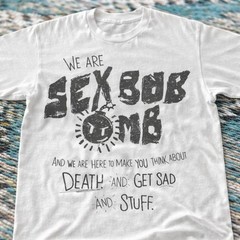 Sex bob omb quote graphic movie tshirt reprint