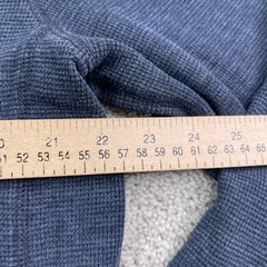 Eddie Bauer Shirt Mens Large Tall Blue Henley Waffle Knit Long Sleeve Thermal