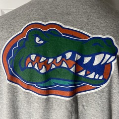 Nike The Swamp UF Gators Crew Neck Tee Loose Fit Double Sided Center Swoosh NCAA