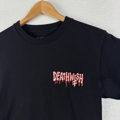 Deathwish Mayhem Adult Small Shotgun Skeelton Short Sleeve Skater Shirt