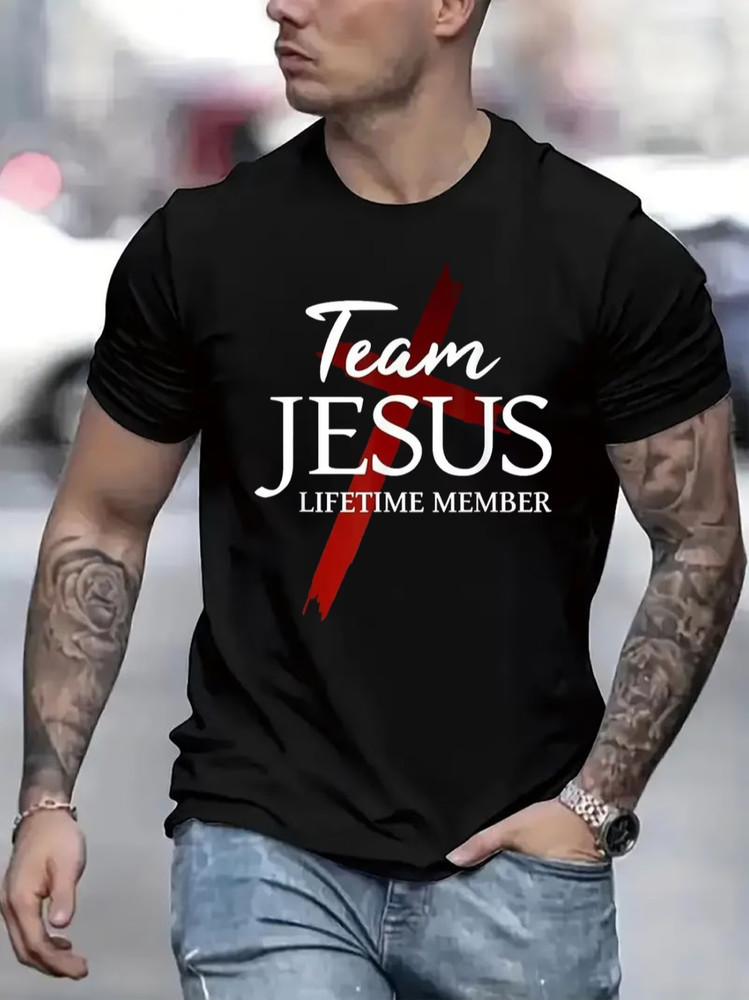 Men Casual Short Sleeve Tee 1 Pcs 100% Heavy Cotton – Comfortable