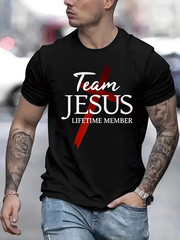 Men Casual Short Sleeve Tee 1 Pcs 100% Heavy Cotton – Comfortable
