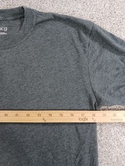 BCG Small Mens Short Sleeve T-Shirt Gray Cotton Blend Crew Neck