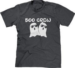 Boo Crew Halloween Trick Or Treat Costume Party Fall Fan Season Ghosts Mens Tee