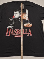 NEW UFC Hasbulla Magomedov Shirt Men’s Black XL T-Shirt Short Sleeve NWT