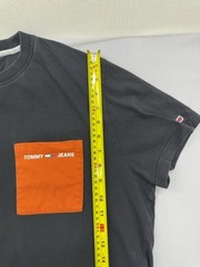 Tommy Jeans T-Shirt Black XXL Short Sleeve Pocket Cotton Round Neck