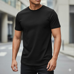 mens t-shirt brand new pure cotton short sleeve mens T shirt pure color