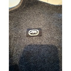 Ecko Unltd Mens 2XL Charcoal Gray Long Sleeve Thermal Shirt Rhino Logo Crewneck