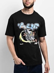2x HUF Mobile Suit Gundam Wing Deathscythe Heavy Arms Schematics T-Shirt Medium