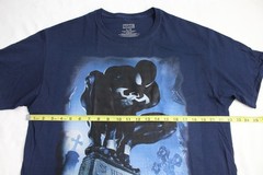 Mens Marvel L Large Spiderman Here Lies Eddie Brock Tombstone Shirt Symbiote