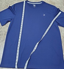 Reel Legends Shirt Mens S Short Sleeve Blue Polyester Fishing Outdoor Beach
