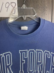 Vintage U.S. Air Force Shirt Adult Medium Blue Short Sleeve Graphic T-Shirt
