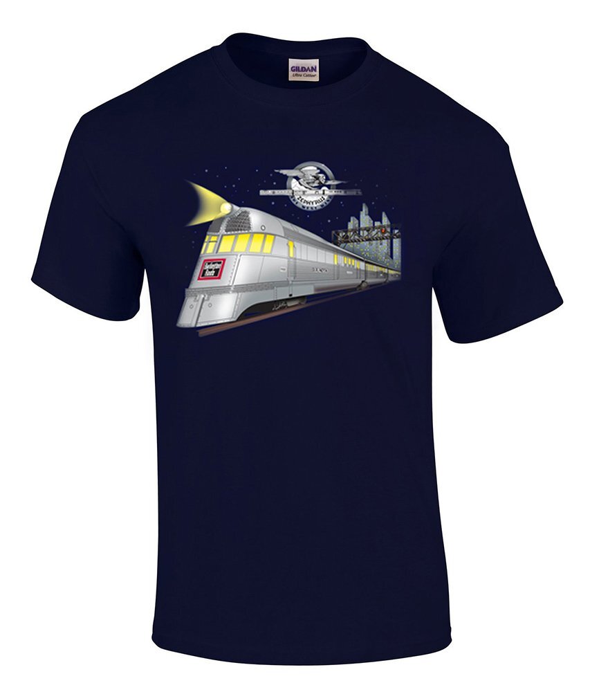Pioneer Zephyr Authentic Trains Railroad T-Shirt Tee Shirt [10133]
