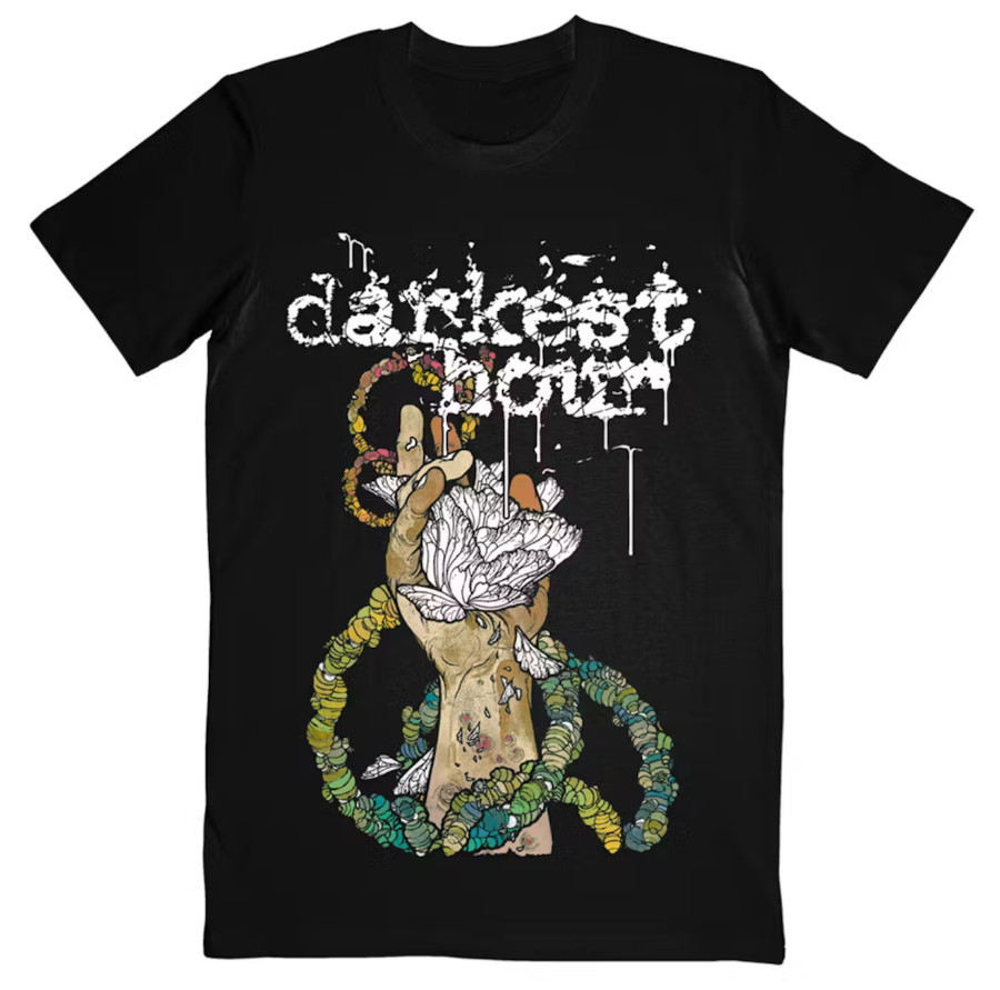 Vtg Darkest Hour Band Undoing Ruin Cotton Black Unisex All Size T Shirt BT241