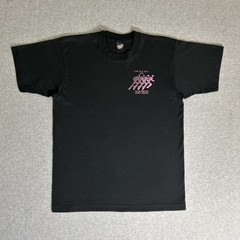 Vtg. 1992 Law Day Run Sacramento Single Stitch Black Tee Large Screen Stars Best