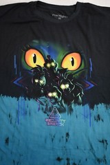 Five Nights At Freddy’s: Security Breach Mens Black & Blue Wash Shirt New XS-2XL