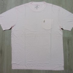 JOHNNIE-O Mens M MEDIUM DALE 2.0 T SHIRT LOLLIPOP PINK GOLD SHORT SLEEVE TEE