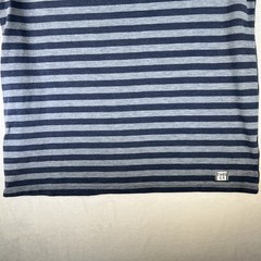 Tommy Hilfiger Men’s Sandbar Crew Neck T-Shirt Slate Blue Light Blue Striped SzL