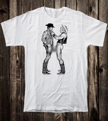 Gay Cowboys – Seditionaries – 100% Cotton T Tee Shirt Punk Queer