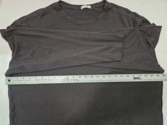 Deyeck black XL long sleeve crewneck snap entry shoulder/sleeve SURGICAL (1)