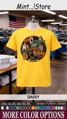 Halloween Stay Spooky Shirt, Pumpkin Ghost Scarecrow Graphic Tee