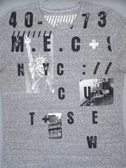 Marc Ecko Shirt Adult Large Gray Graphic Lightweight Classic Casual Outdoor Mens