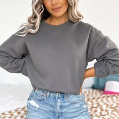 🔥Gildan Heavy Blend Sweatshirt Plain Crewneck Long Sleeve Blank Sweatshirt G180