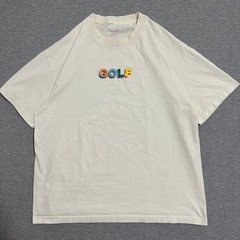 Golf Wang Tyler the Creator Multicolor 3D Logo Graphic Tee Cream Extra Large