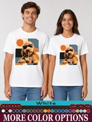 Goldendoodle Iced Coffee Shirt, Dog Sunglasses Pup Graphic Tee-tien