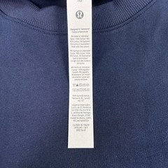 Lululemon Men’s Heavyweight Cotton Oversized T-Shirt ~ True Navy ~ XL ~ NWT