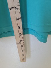 Murano Liquid Luxury Hybrid T Shirt Mens XL Aqua Blue