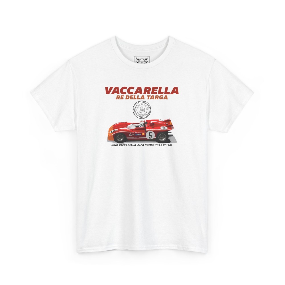 Nino Vaccarella T-Shirt Targa Florio Palermo Auto Club Tee Alfa Romeo Fans Gift