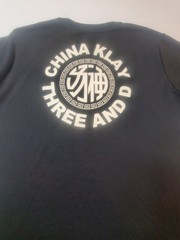Anta China Klay Thompson Shirt Men’s Size 2XL Black Short Sleeve Logo Causal Top