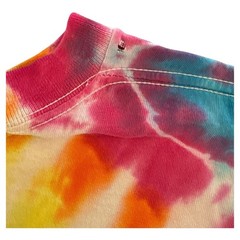 Vintage Alice In Wonderland 1986 Tie Dye T-shirt Single Stitch Peace Sz Large