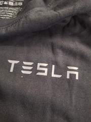 Tesla Men’s Black Long Sleeve Crew Neck Size Medium Cotton Bundle 5 For $35