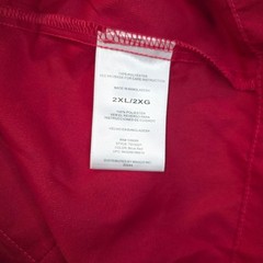 Habit Mens Fishing Shirt 2XL Red Short Sleeve Outdoor Campcore UPF 40+ Hike Gorp