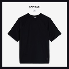 NEW – EXPRESS Men’s Sueded Soft Jersey Crew Neck T-Shirt Pitch Black Sz M $44