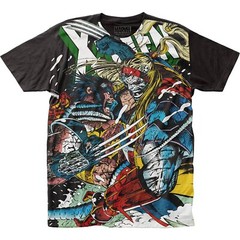 Authentic MARVEL X-Men Wolverine Vs. Omega Subway Slim-Fit T-Shirt S-2XL NEW